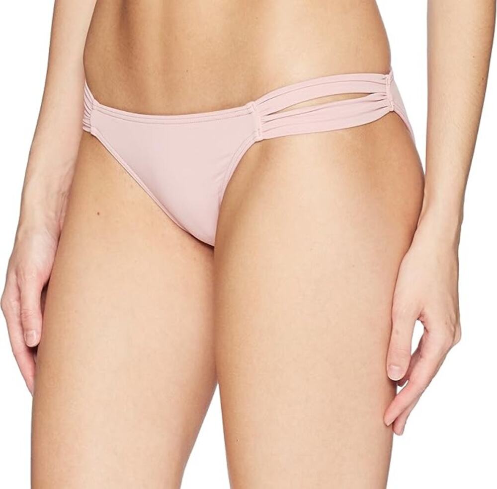 O'Neill Women's Salt Water Solids Tab Side Bikini Bottom Swimsuit sz L